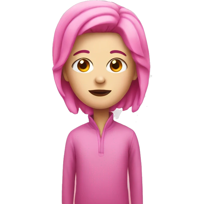 Pink emoji
