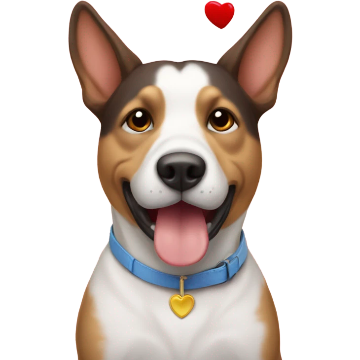 Perro con corazón  emoji