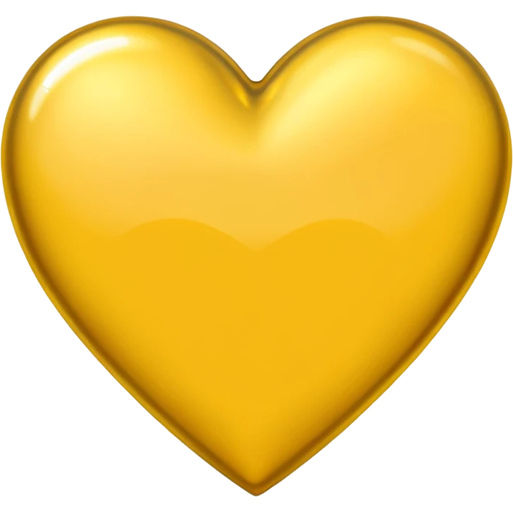 Gold heart  emoji