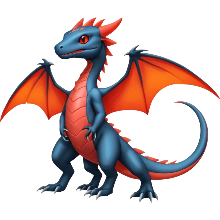 salamence-salandit-hybrid, full body emoji