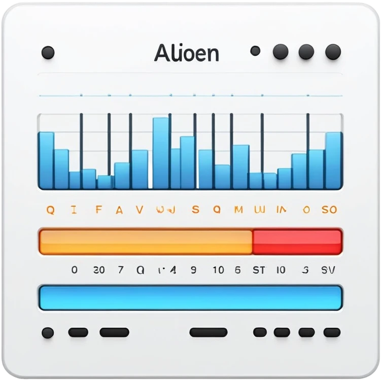 Audio equalizer interface with frequency bands and sliders emoji