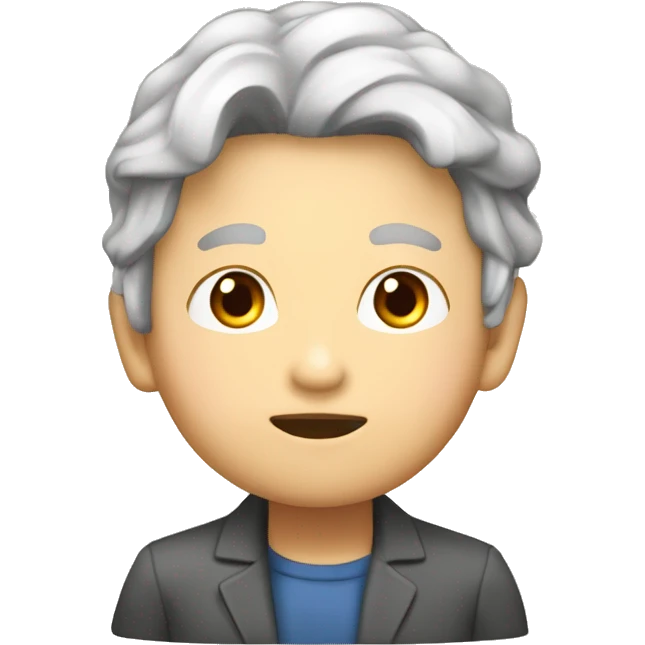 단발 머리에 50대 정도되는 한국인 여성 emoji