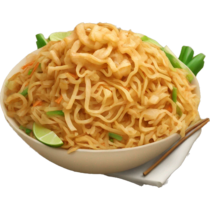 Filipino noodles pancit emoji