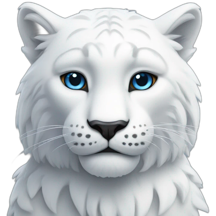 Panthère des neiges emoji