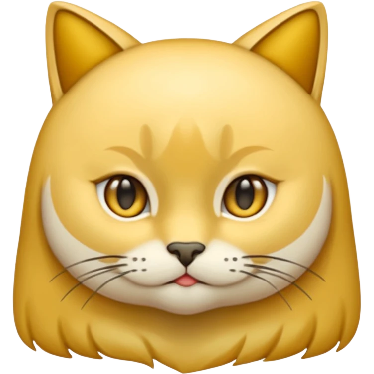 金发长发女孩抱着白色的猫 emoji