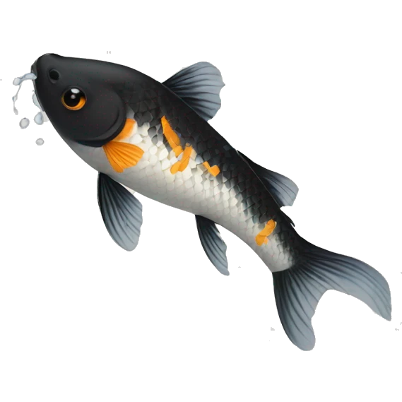 BLACK KOI emoji