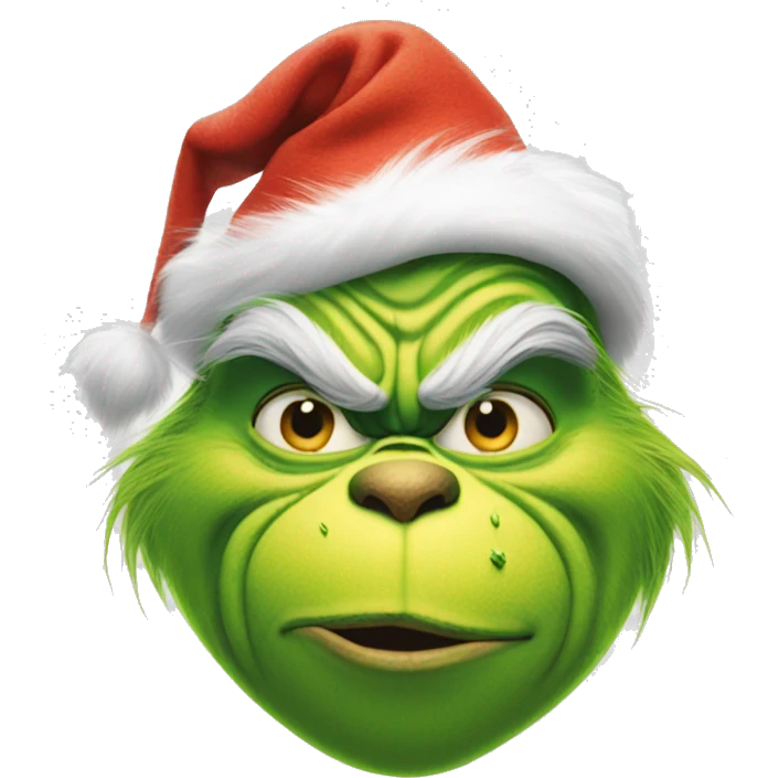 The grinch emoji