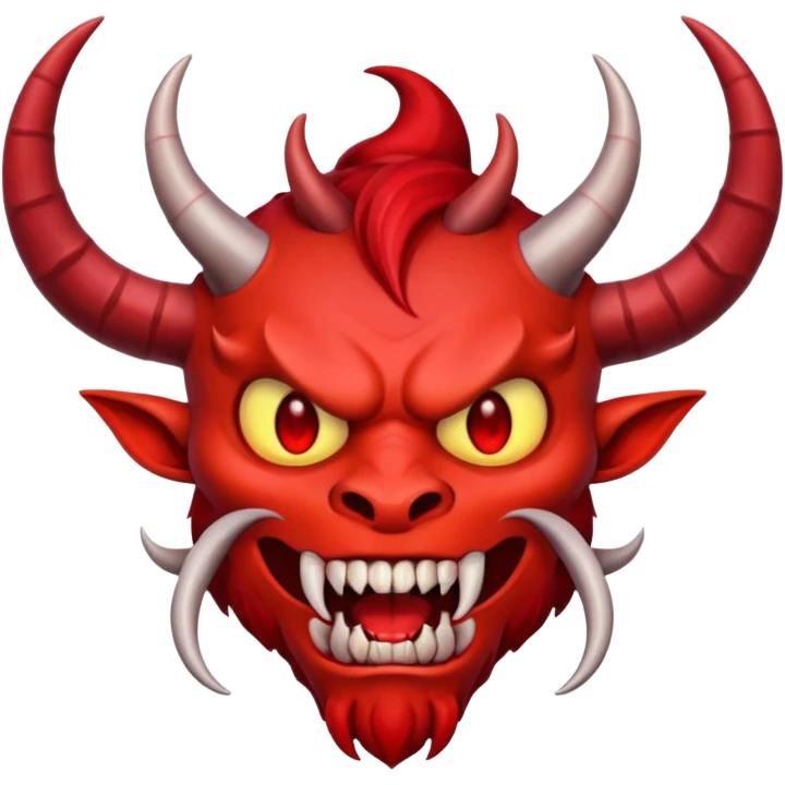 A demon emoji