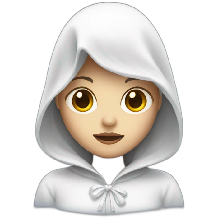 Girl ghost emoji