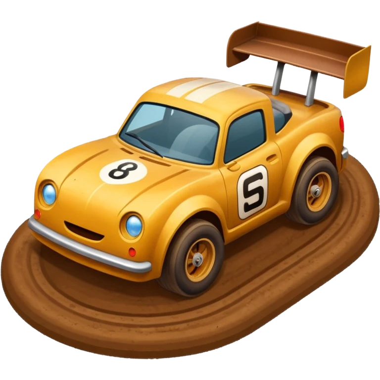 dirt Race track emoji