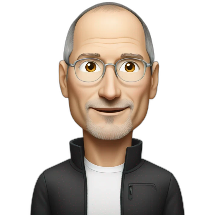 Steve Jobs with Elon musk emoji