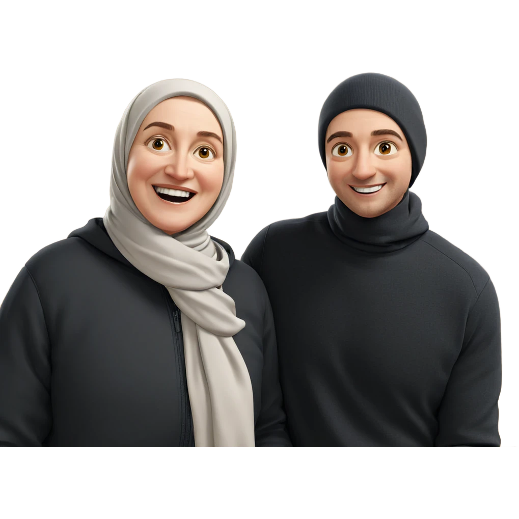 happy moments with friends indoors emoji