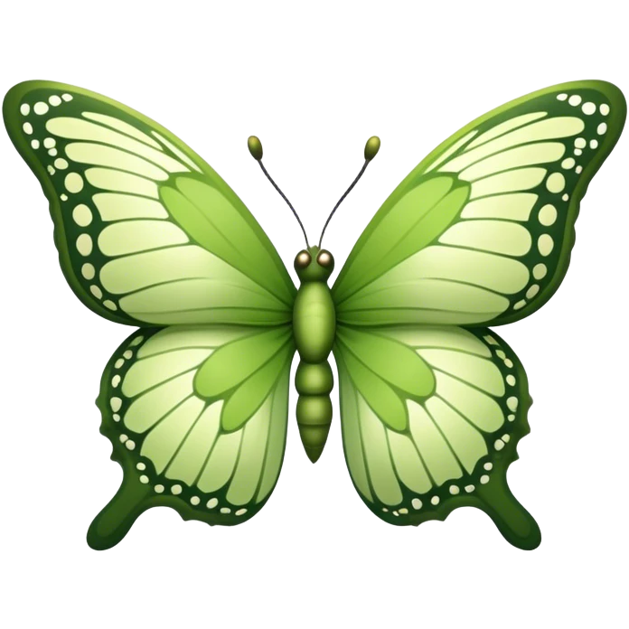 matcha green butterfly emoji