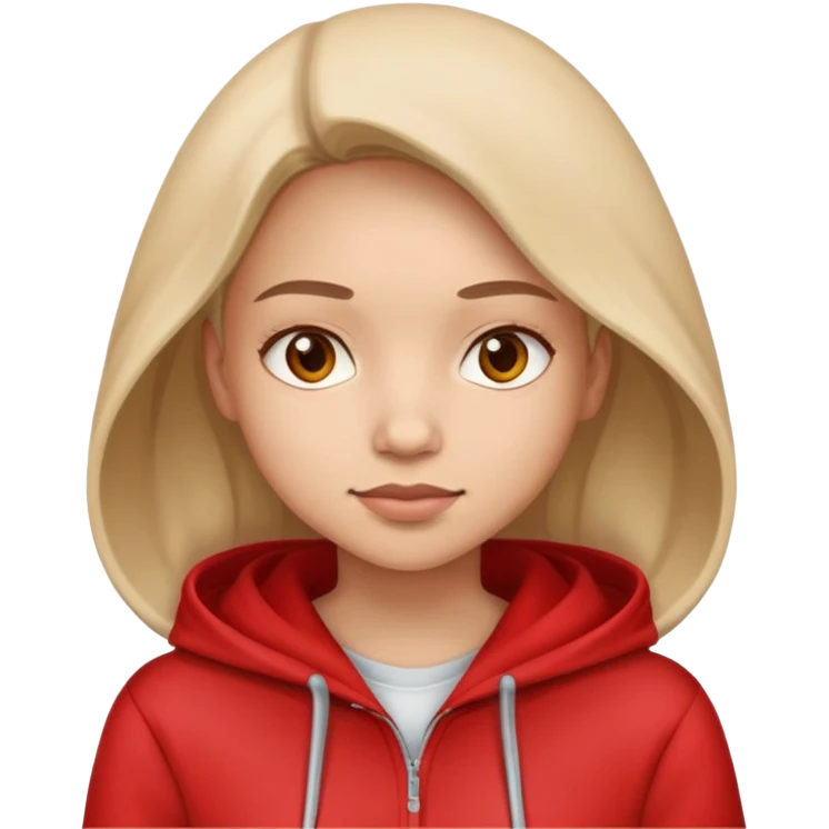 Психолог и девушка в кофте красной emoji