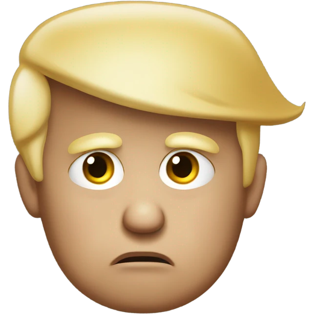 Sad Donald Trump emoji