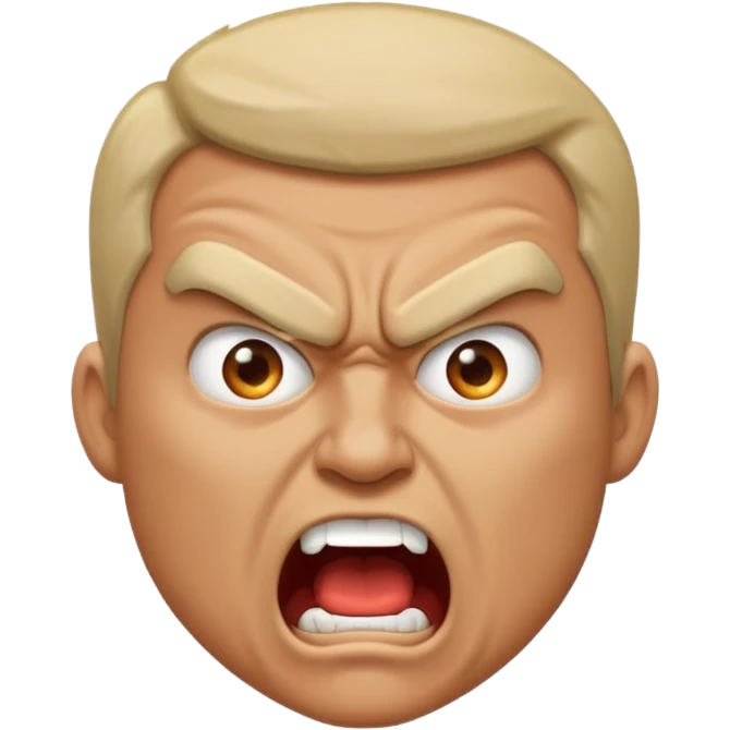 Küfür eden adam emoji