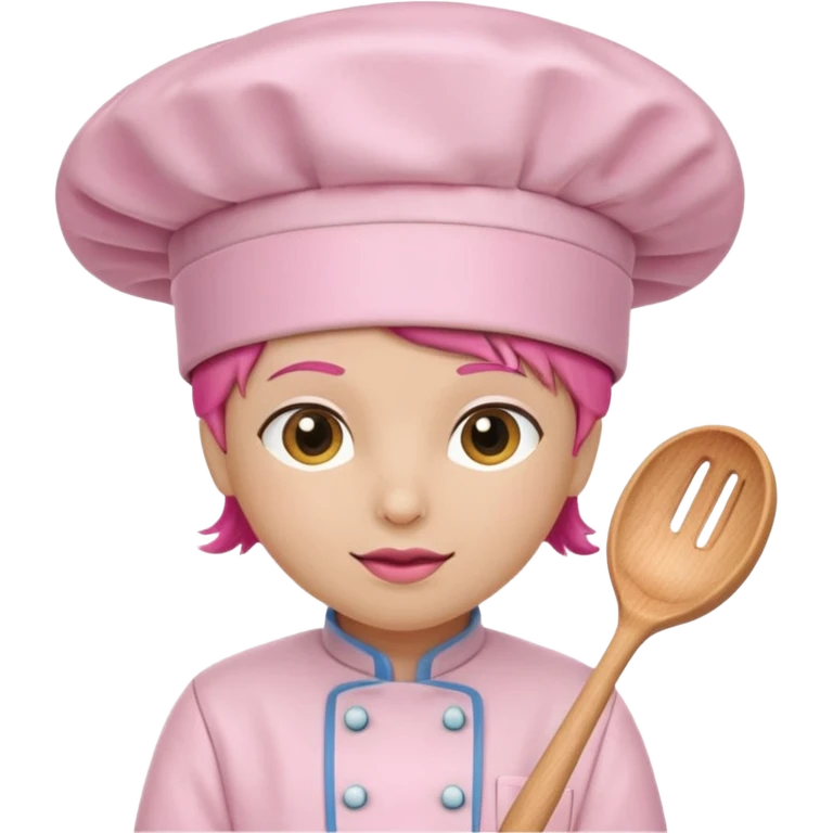 Pink chef hat no person just the hat emoji