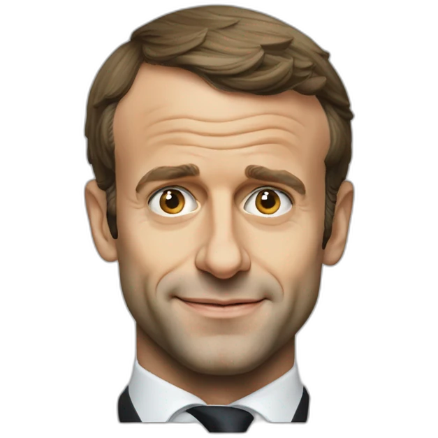 emmanuel macron realist emoji