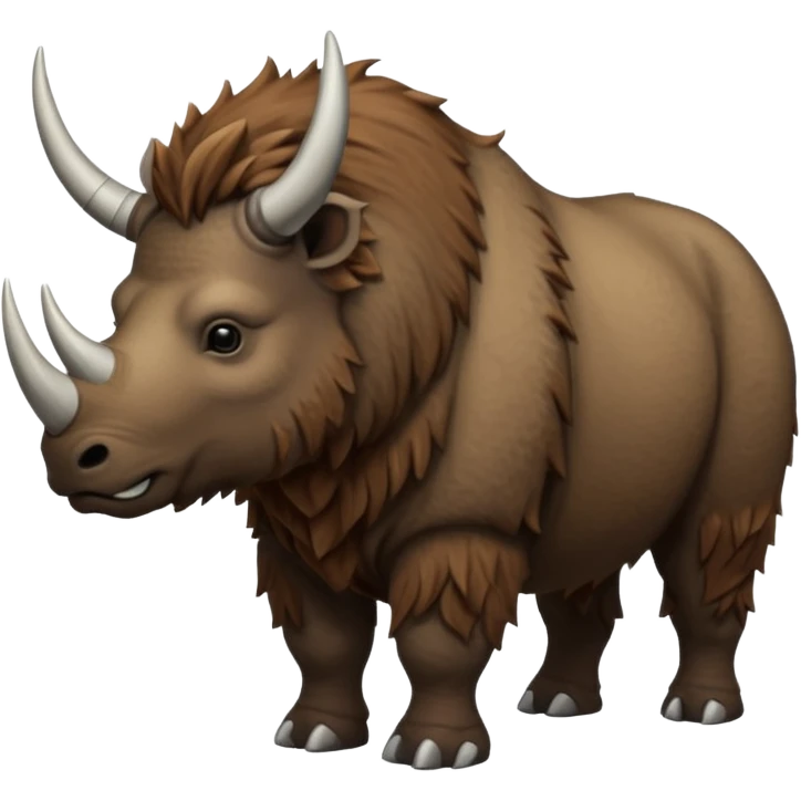 woolly rhino emoji