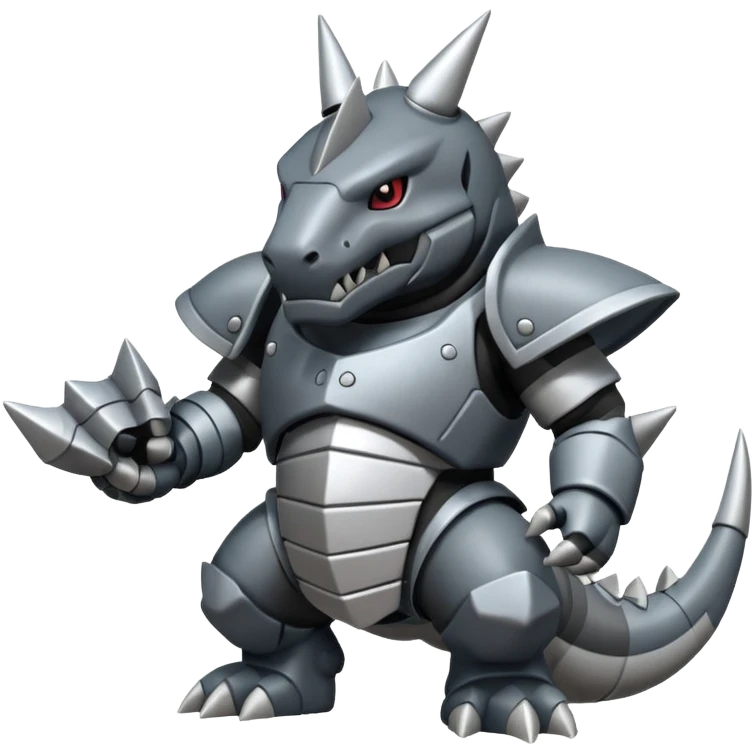 Aggron (full body) emoji