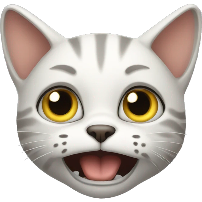 scared cat emoji