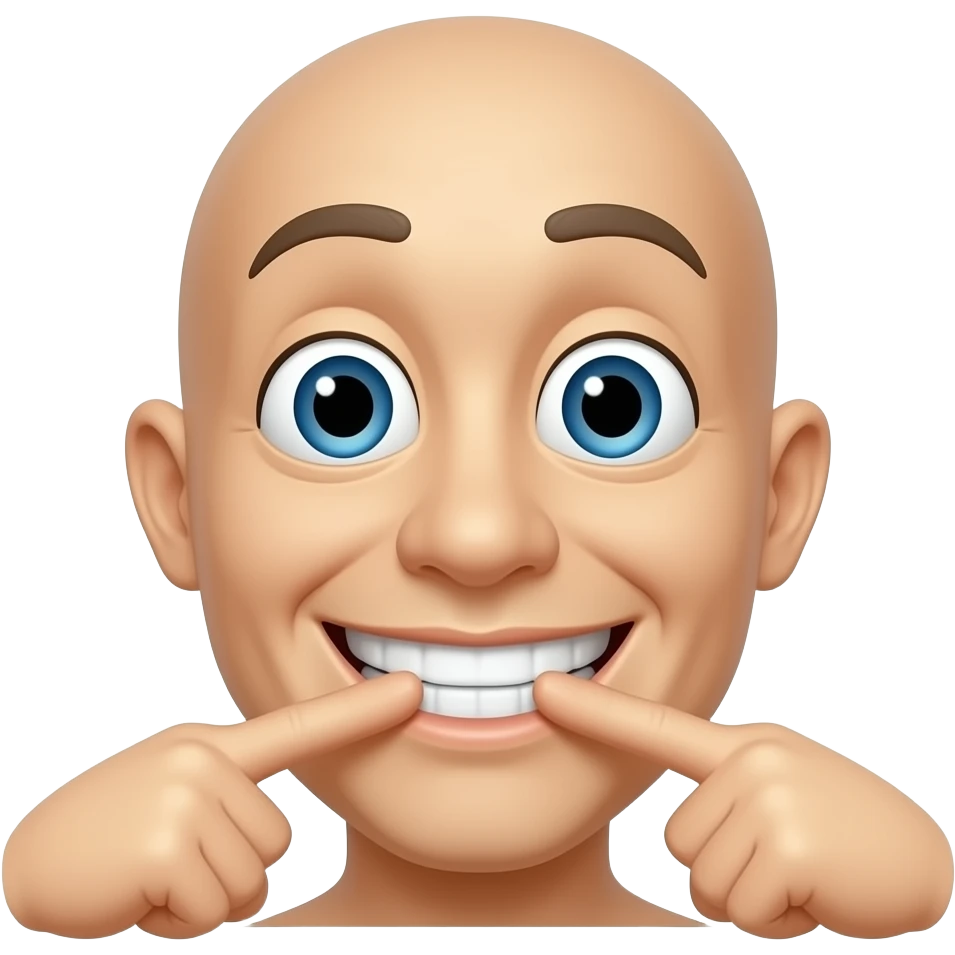 smirking face with a finger on teeth emoji