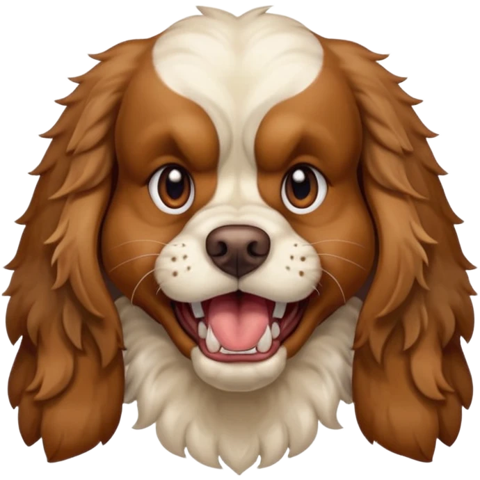 Angry cocker emoji