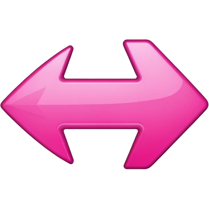 Pink go back arrow  emoji