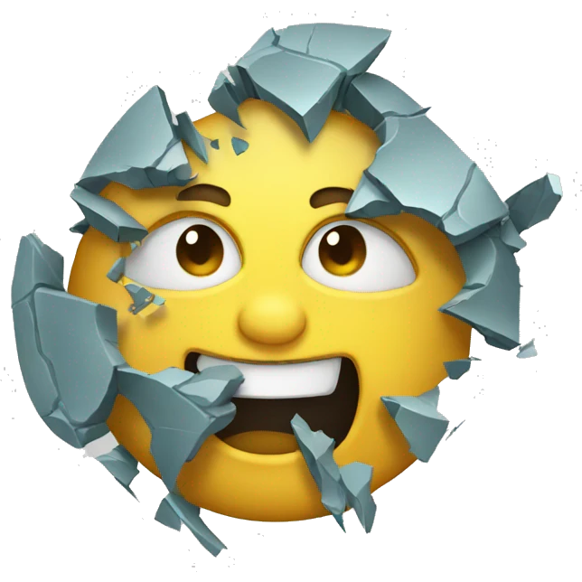 shattered emoji