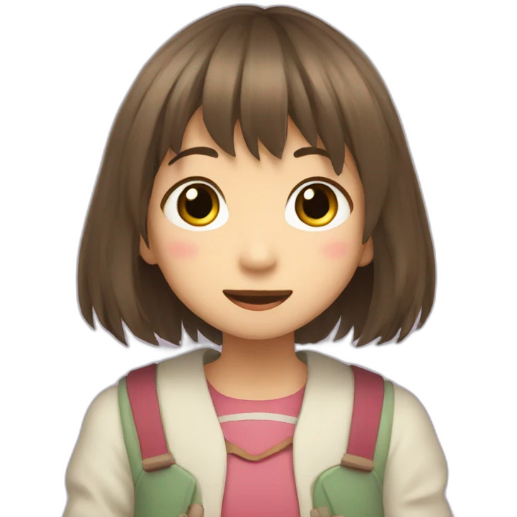 Cute chihiro  emoji