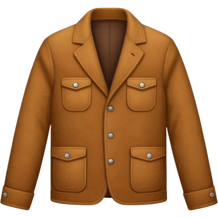Corduroy patterned jacket emoji