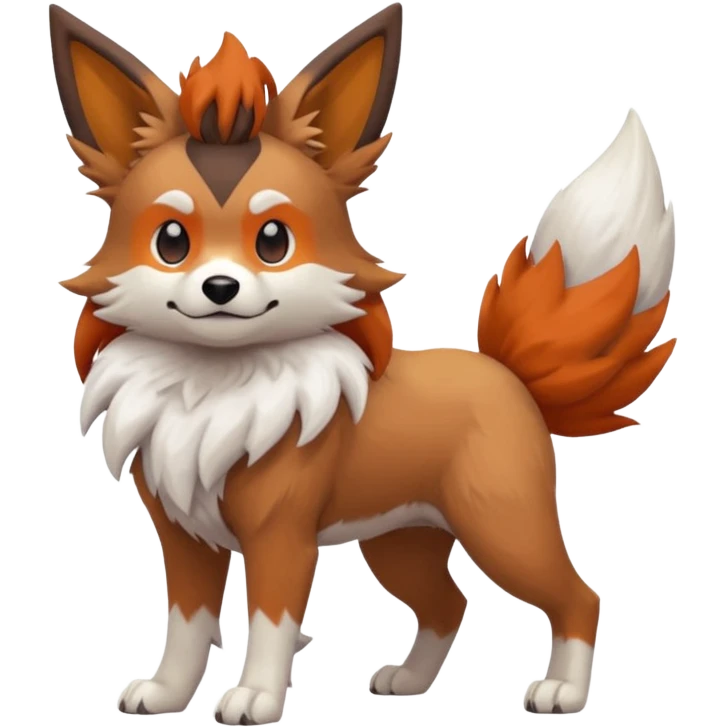 Lycanroc-Eevee-Pokémon-Fakémon-creature emoji