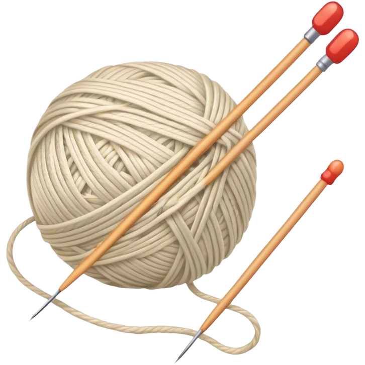 Knitting emoji