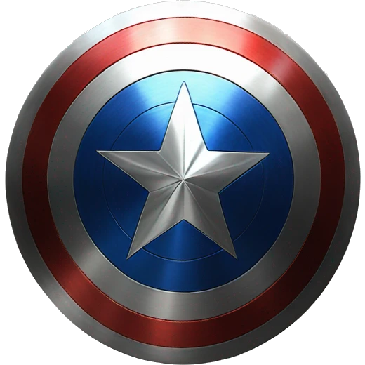 Captain America shield  emoji