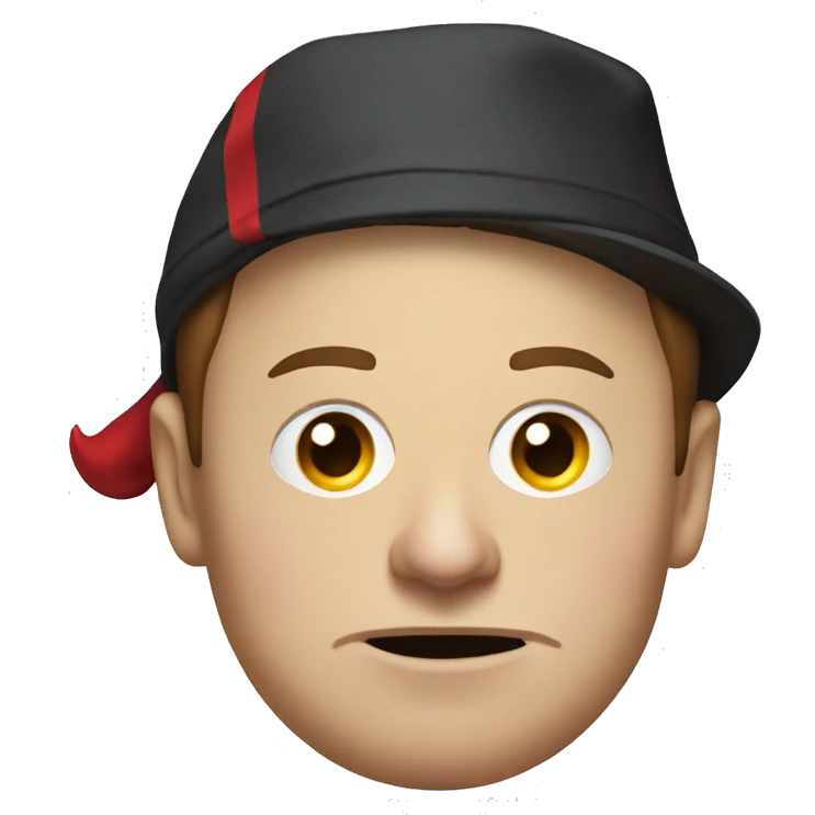 elon musk with angry with clown cap emoji