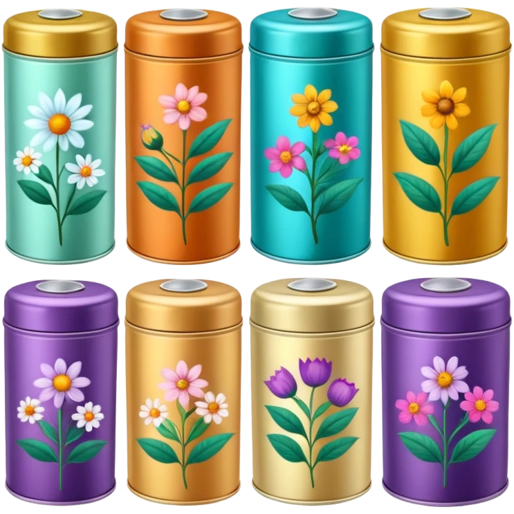 Herbal Tea Tins emoji