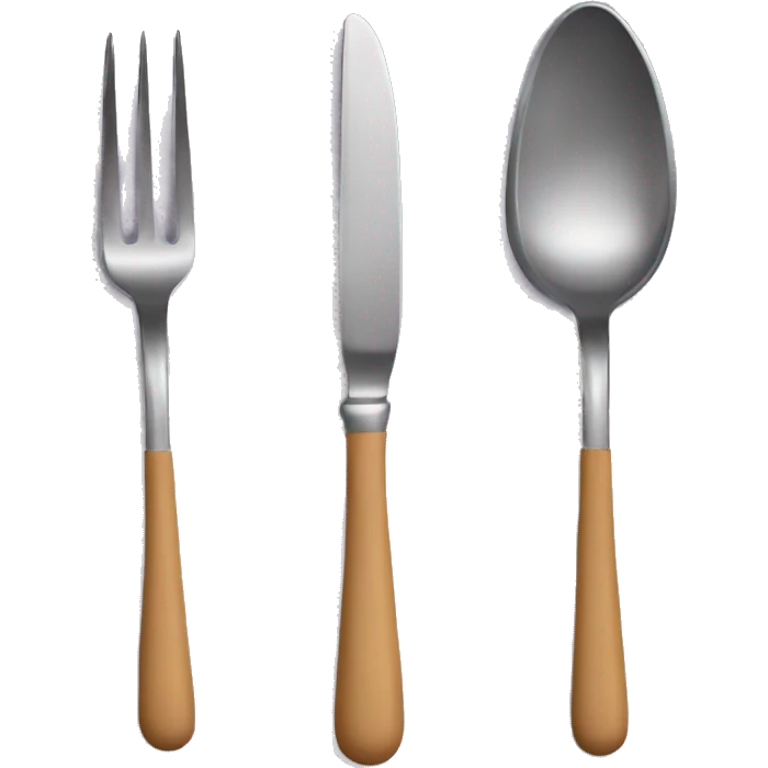 fork spoon and knife emoji