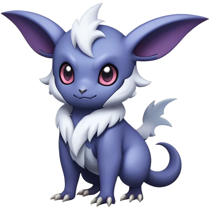 Cool Cute Kawaii Noibat-Absol-Pokemon Full Body emoji