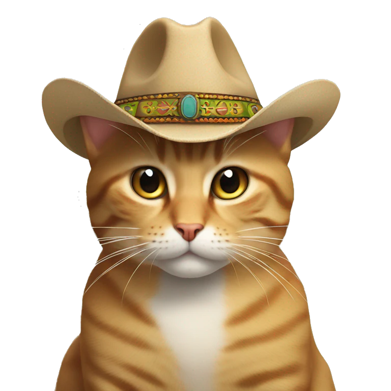 Gato con sombrero de hongo emoji