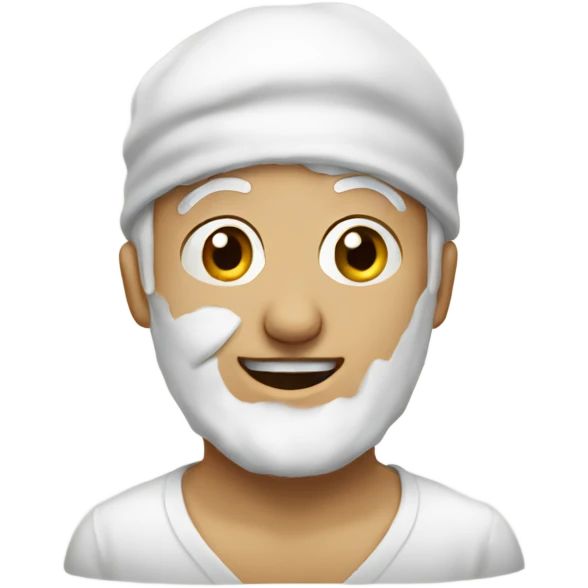 Off white flour emoji