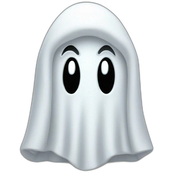super mario ghost emoji