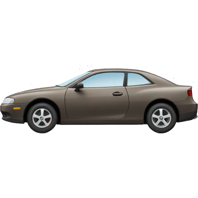 a car with rectangle windows from a side view emoji