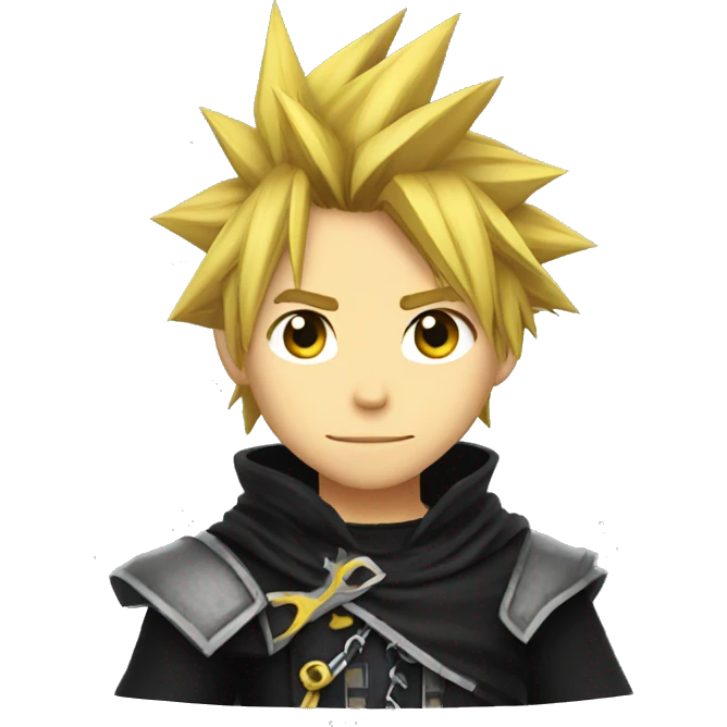 kingdom hearts roxas emoji