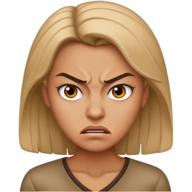 Angry woman emoji