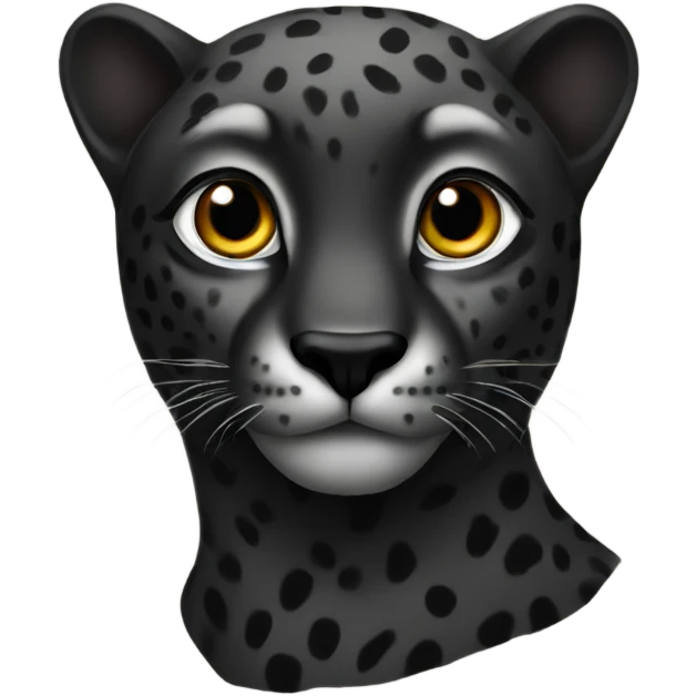 black cheetah  emoji