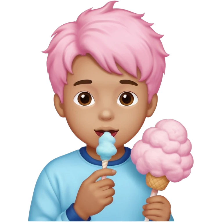 cotton candy boy emoji