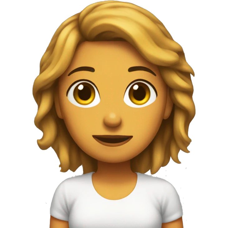 Chica cosiendo emoji