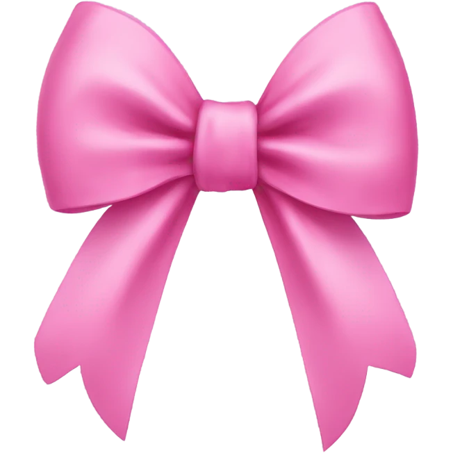 pink bow emoji