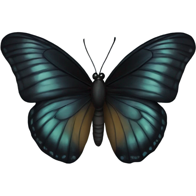 Black Butterfly  emoji