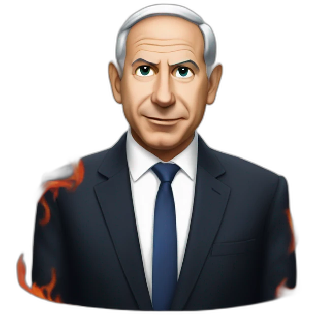 Netanyahu Satan emoji